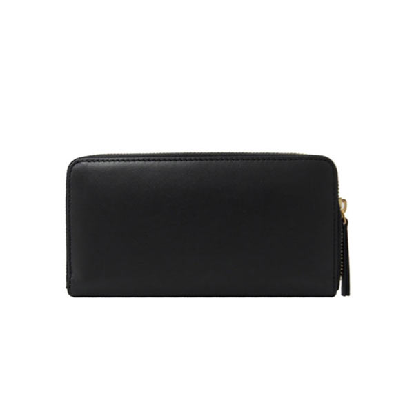 Tory Burch Charlie 雙T LOGO牛皮拉鍊長夾